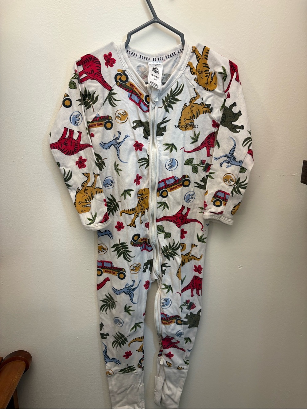 BONDS Jurassic Park Wondersuit | Baby/Toddler Sleeper 🦖